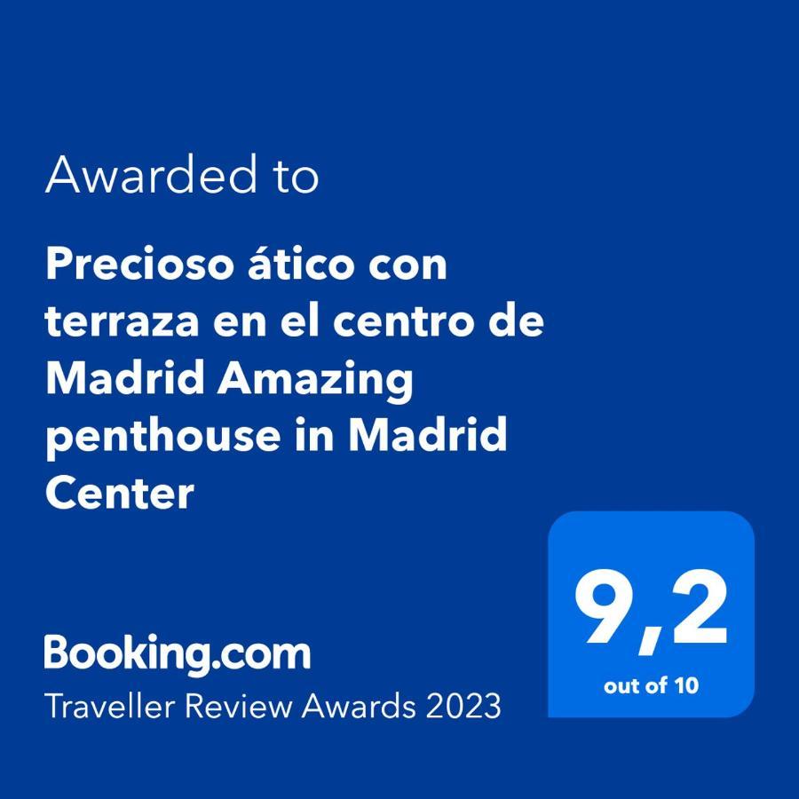 Precioso Atico Con Terraza En El Centro De Madrid Amazing Penthouse In Madrid Center Apartment ภายนอก รูปภาพ