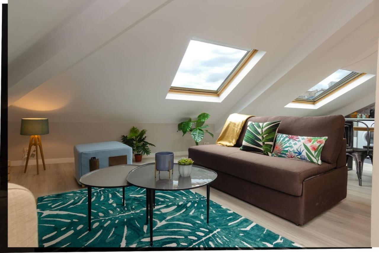 Precioso Atico Con Terraza En El Centro De Madrid Amazing Penthouse In Madrid Center Apartment ภายนอก รูปภาพ